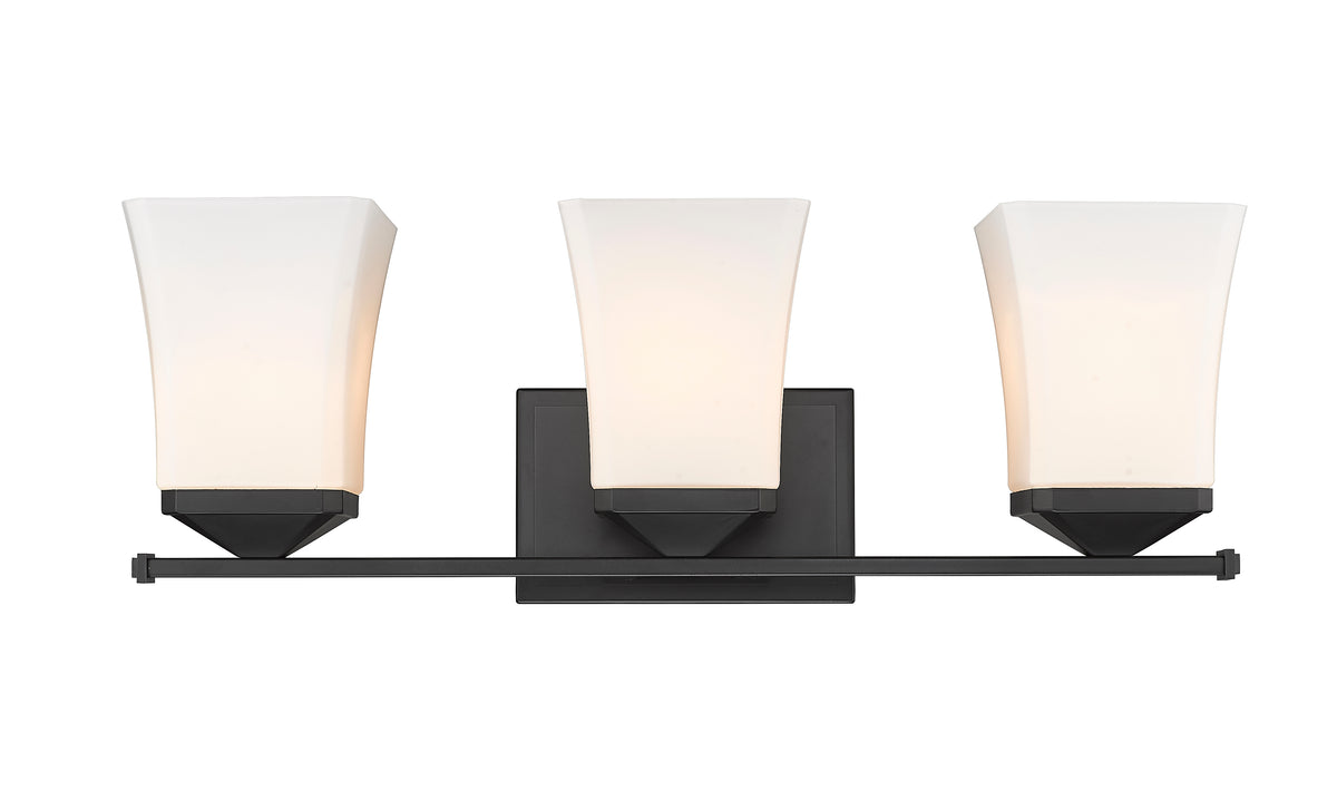 Luminaire de vanité Darcy Noir mat, 22" – vue 5