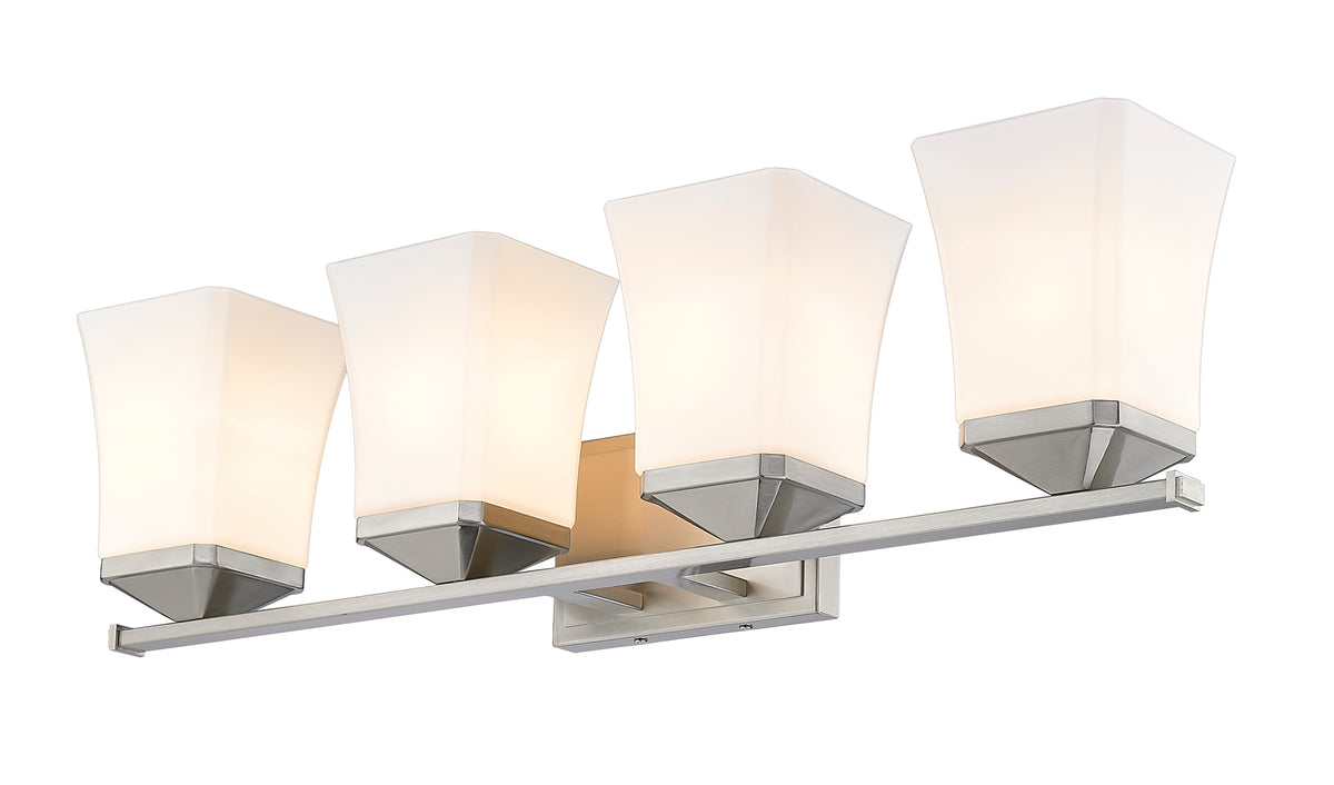 Luminaire de vanité Darcy Nickel brossé, 28" – vue 4