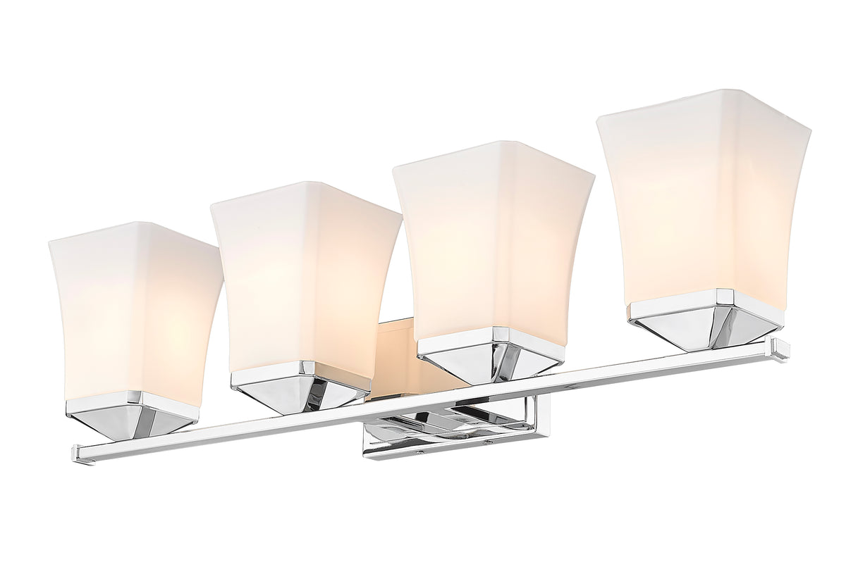 Luminaire de vanité Darcy Chrome, 28" – vue 4