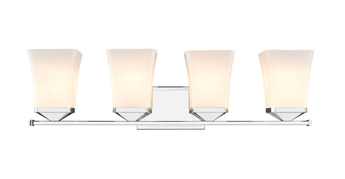 Luminaire de vanité Darcy Chrome, 28" – vue 5