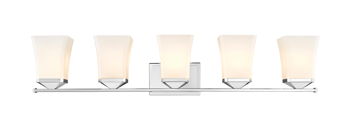 Luminaire de vanité Darcy Chrome, 38" – vue 5