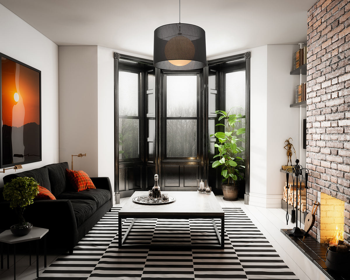 Suspension Arosia Noir, 24" – vue 2