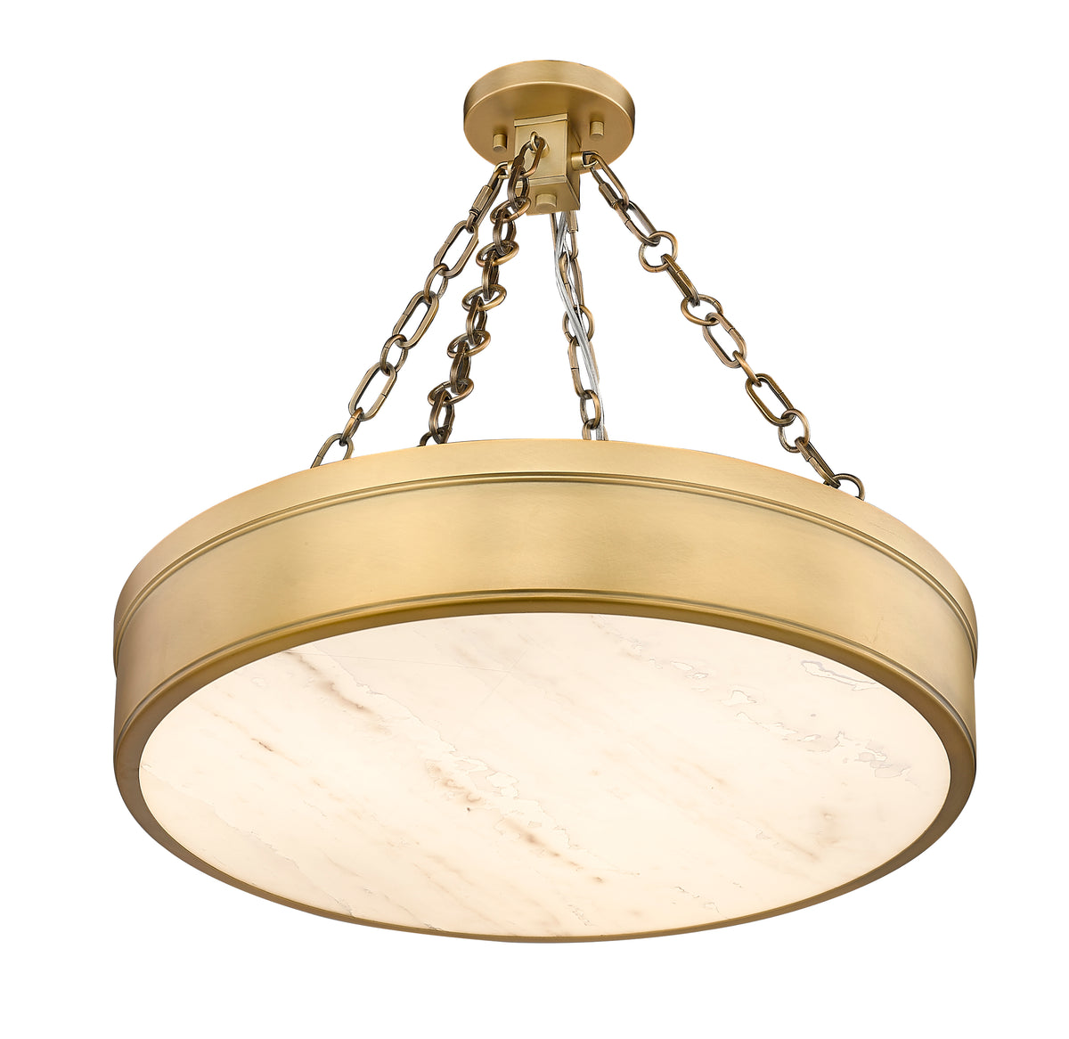 Semi-plafonnier Anders Laiton frotté, 22" – vue 5