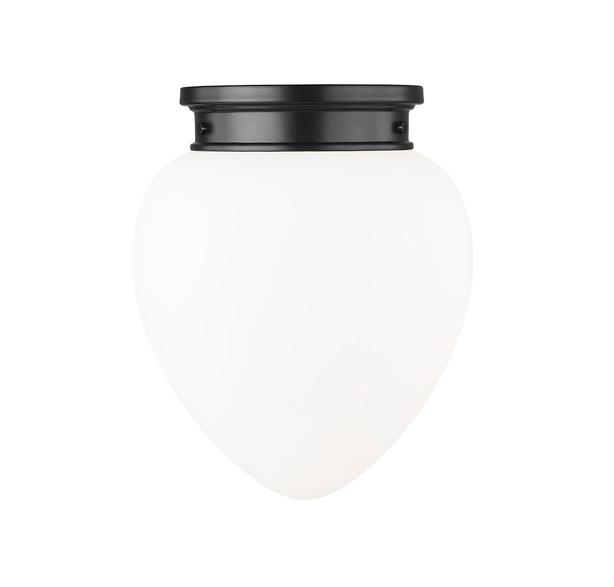 Plafonnier Gideon Noir mat, 12 1/2" – vue 4