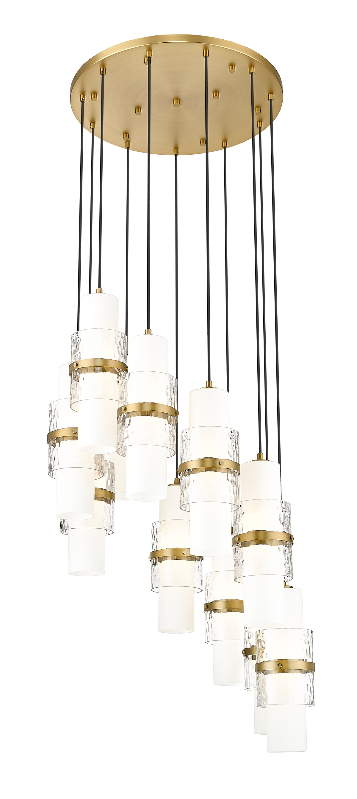 Lustre Cayden Or moderne, 24" – vue 5