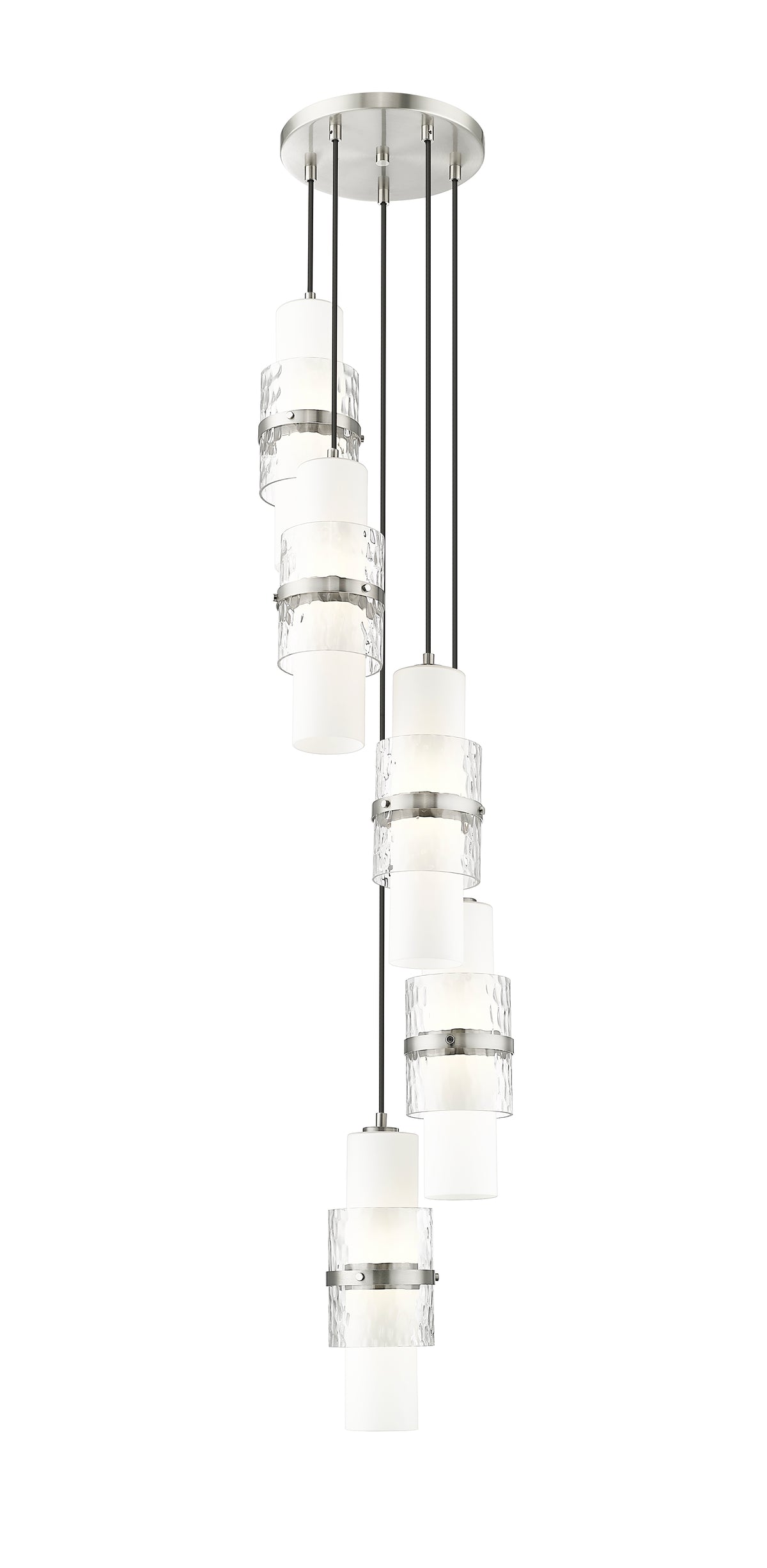 Lustre Cayden Nickel brossé, 12" – vue 5