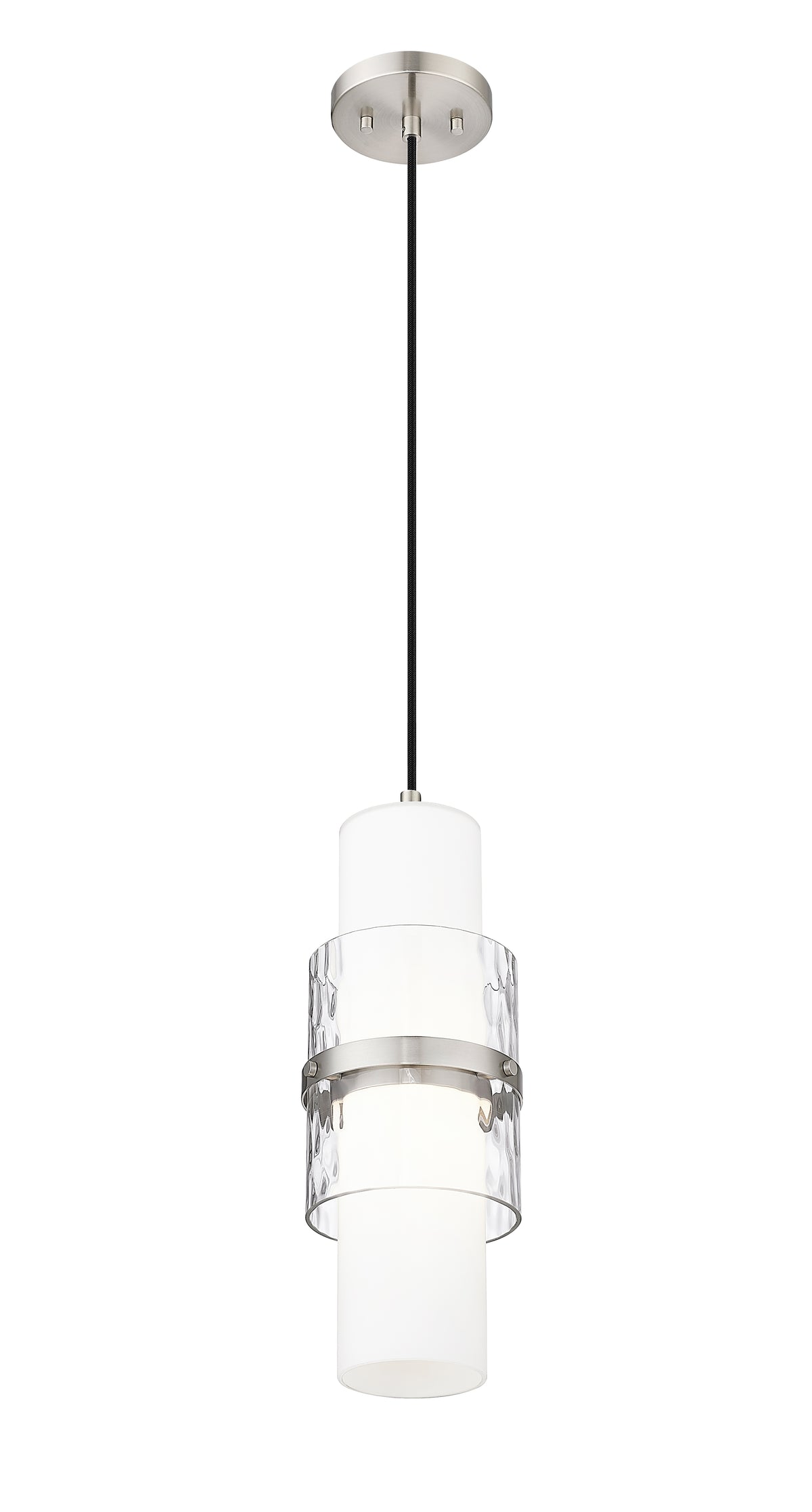 Mini-suspension Cayden Câble, Nickel brossé – vue 5