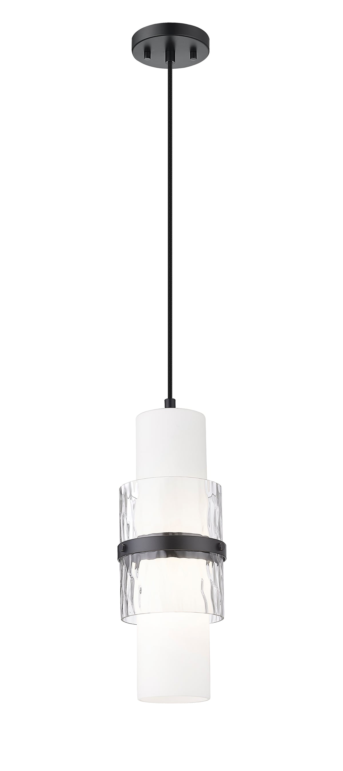 Mini-suspension Cayden Câble, Noir mat – vue 4