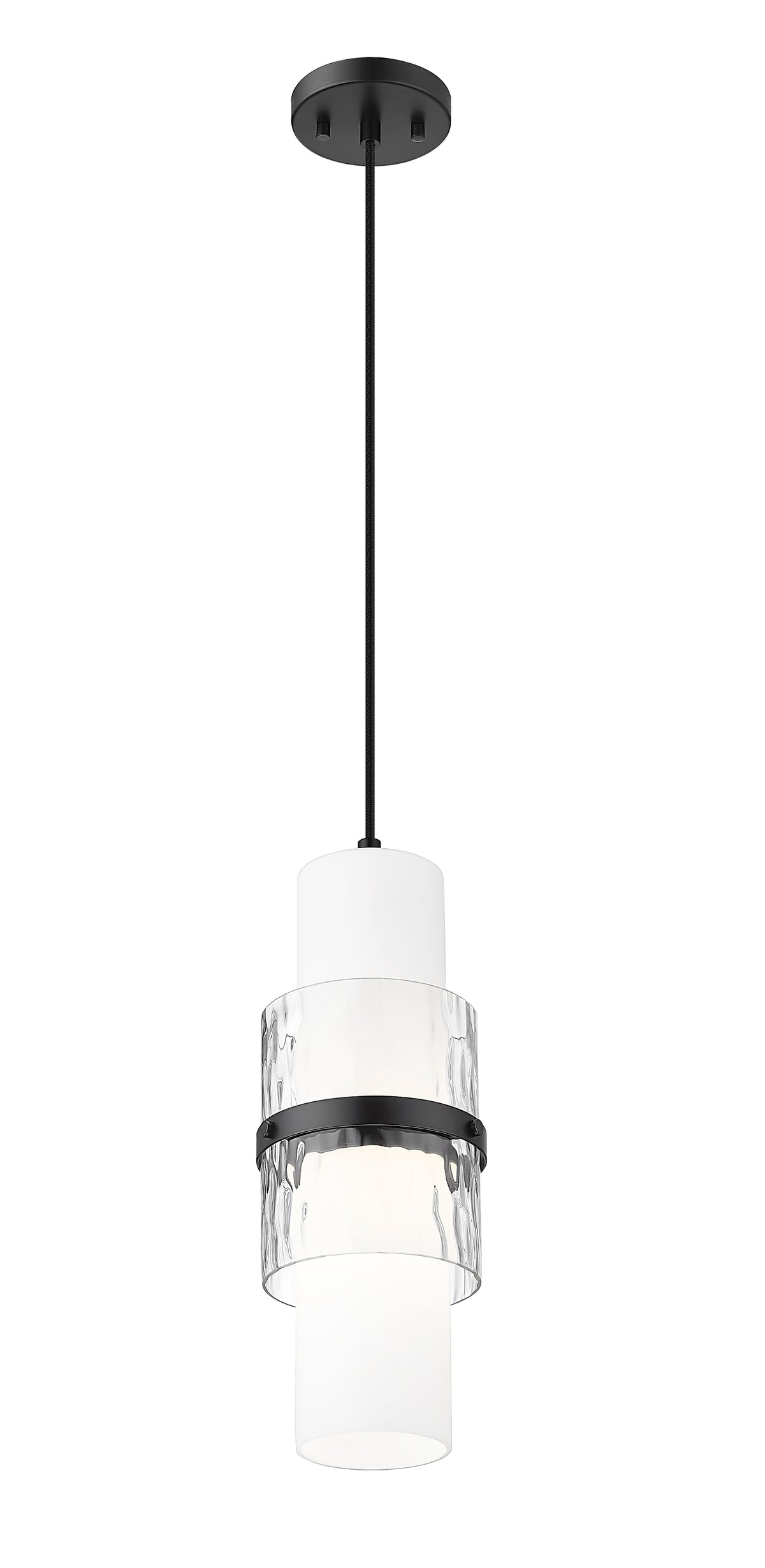 Mini-suspension Cayden Câble, Noir mat – vue 5