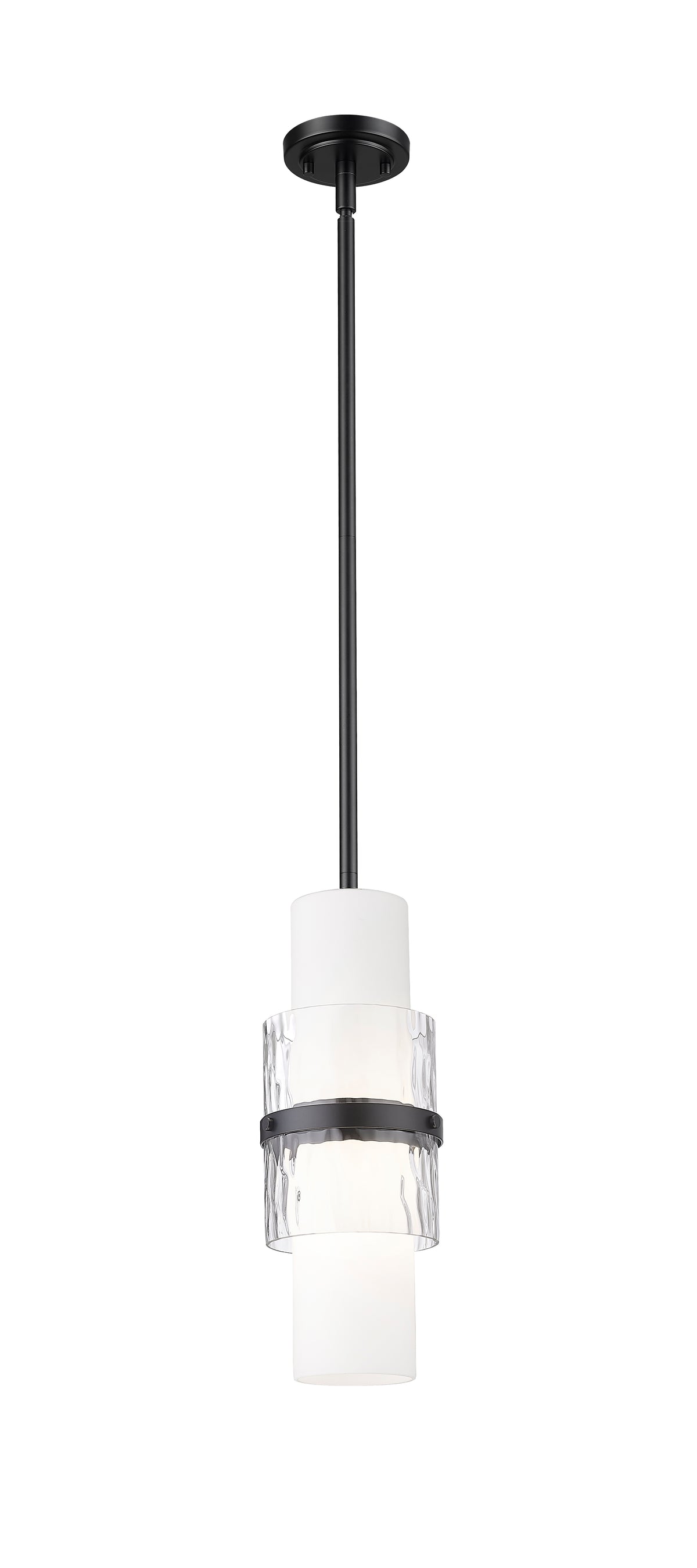 Mini-suspension Cayden Tige, Noir mat – vue 5