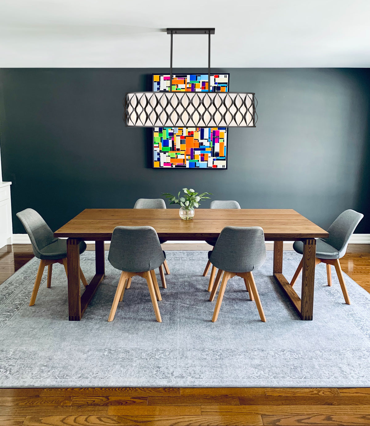 Suspension linéaire Harden Noir mat – vue 3