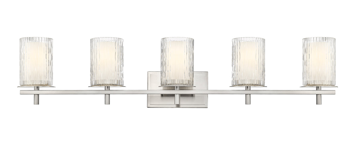 Luminaire de vanité Grayson Nickel brossé, 40" – vue 5