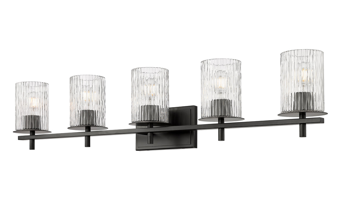 Luminaire de vanité Grayson Noir mat, 40" – vue 4