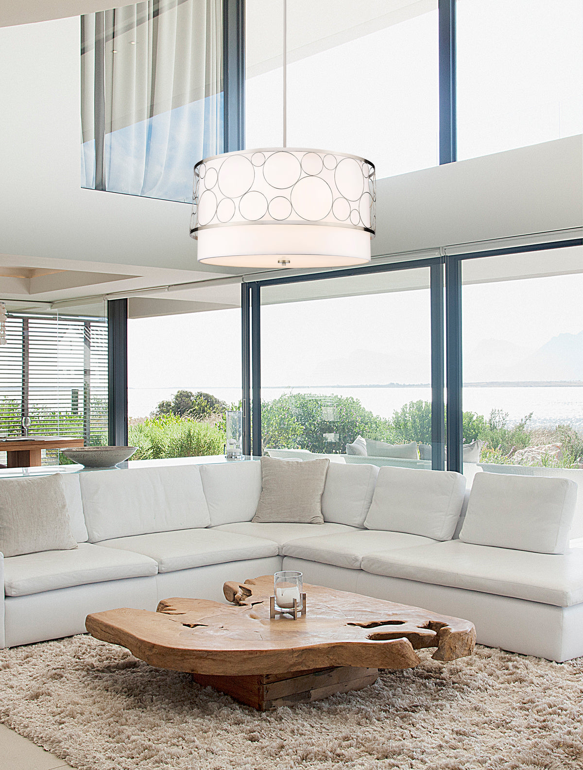 Lustre Kendall Nickel brossé – vue 2