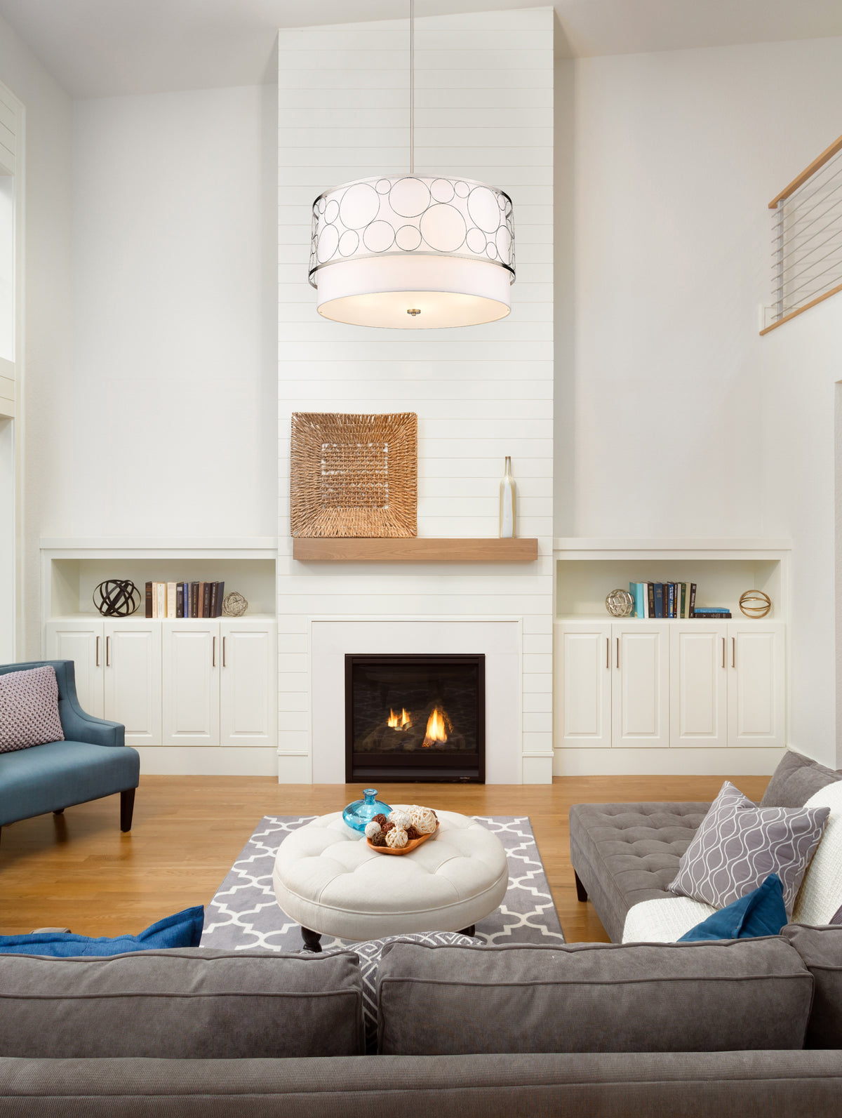 Lustre Kendall Nickel brossé – vue 3