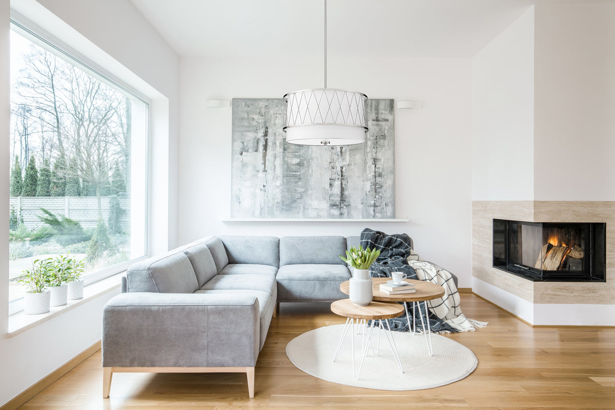 Suspension Dalton Nickel brossé, 24" – vue 3