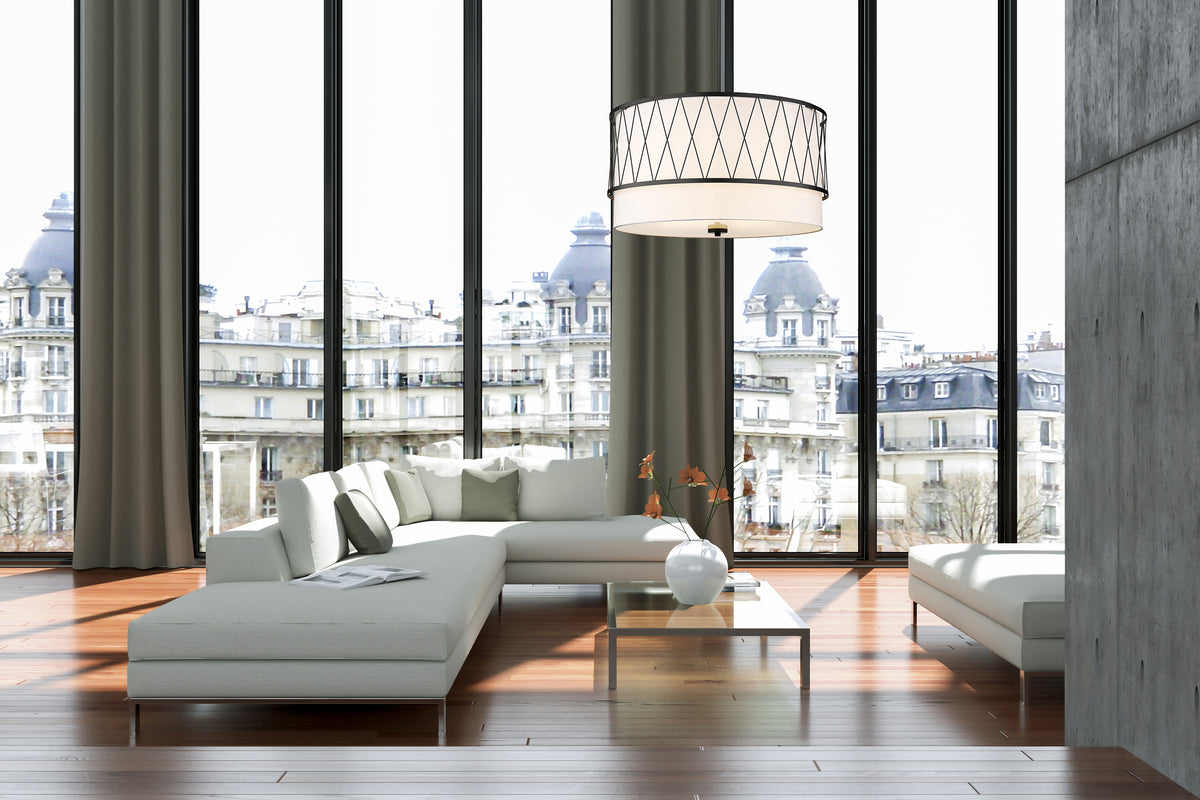 Lustre Dalton Noir mat – vue 2