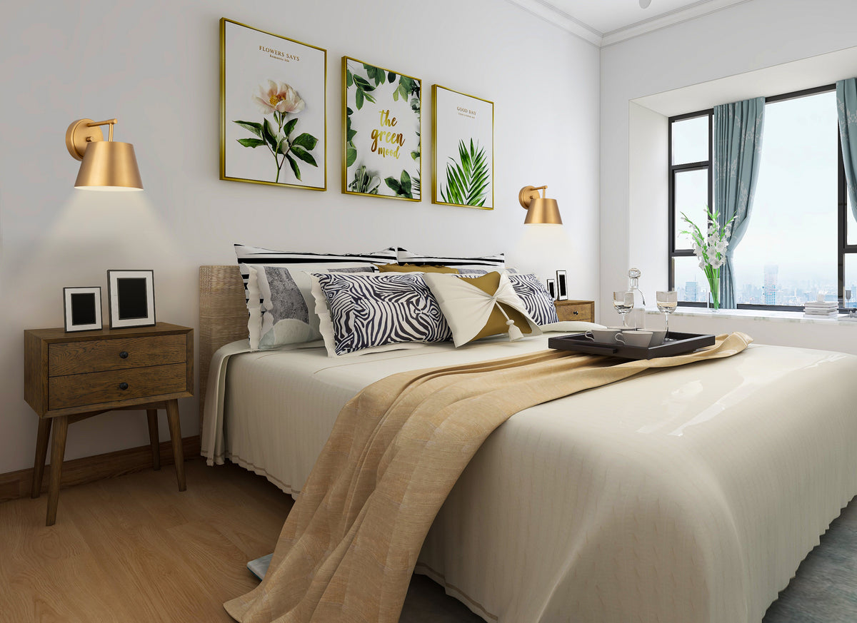 Applique murale Lilly Or moderne – vue 3