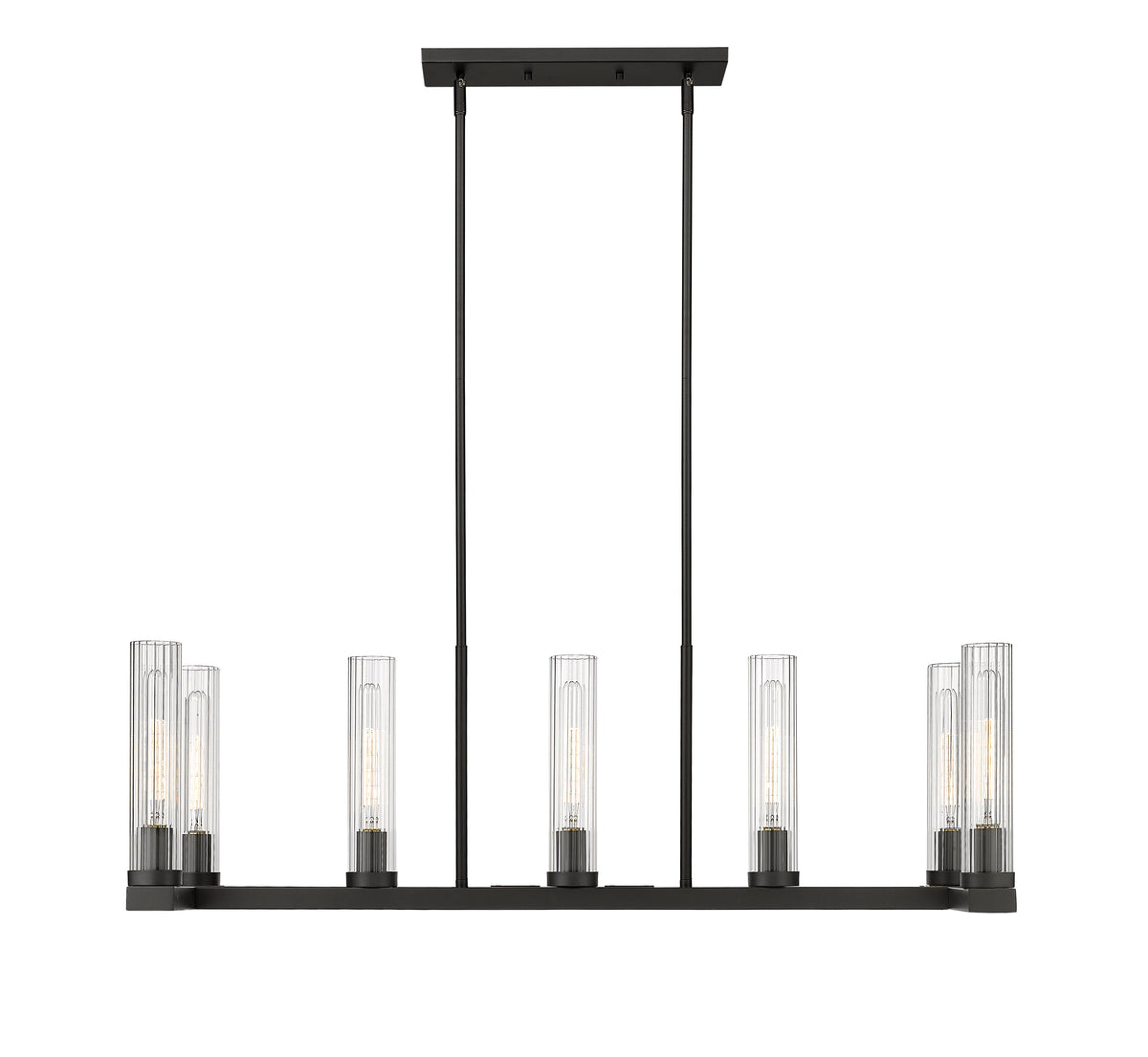 Suspension linéaire Beau Bronze, nombre ampoules 7 – vue 4
