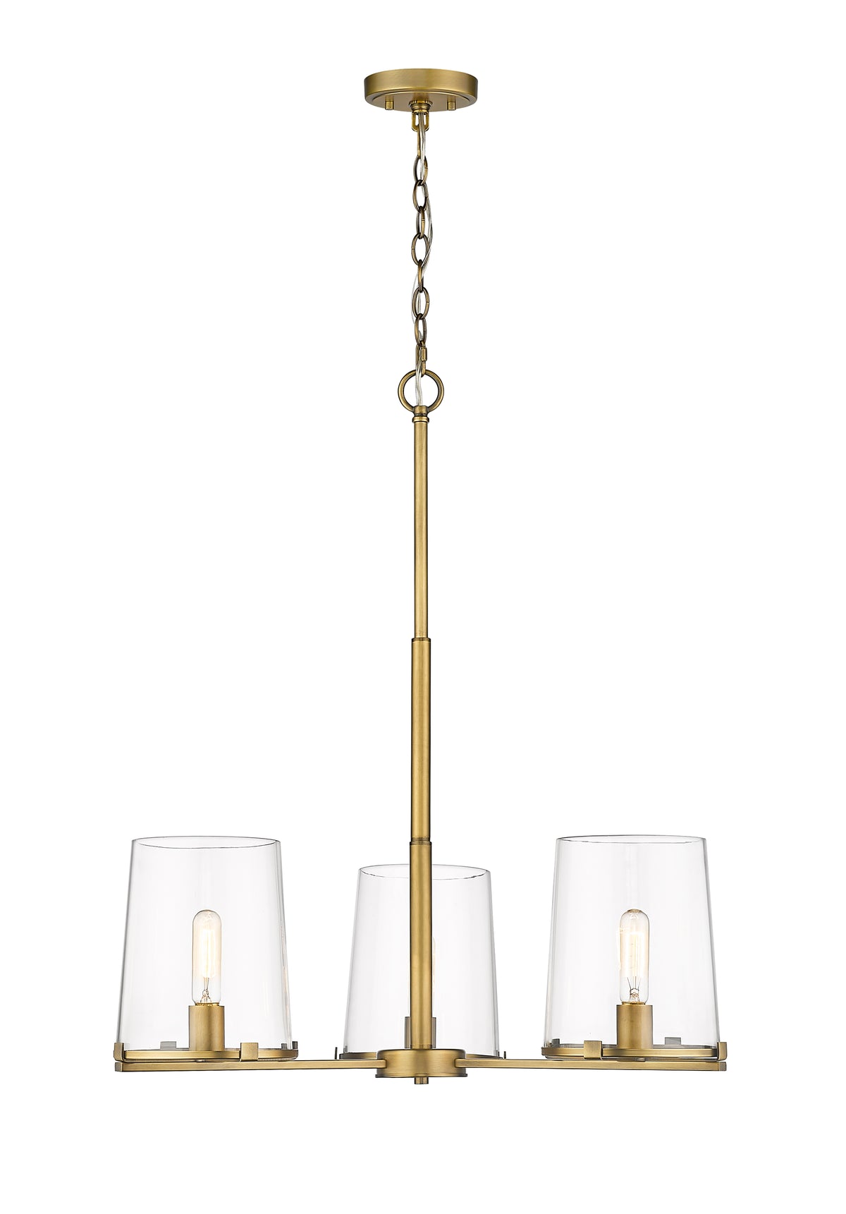 Lustre Callista Laiton frotté, 28" – vue 4