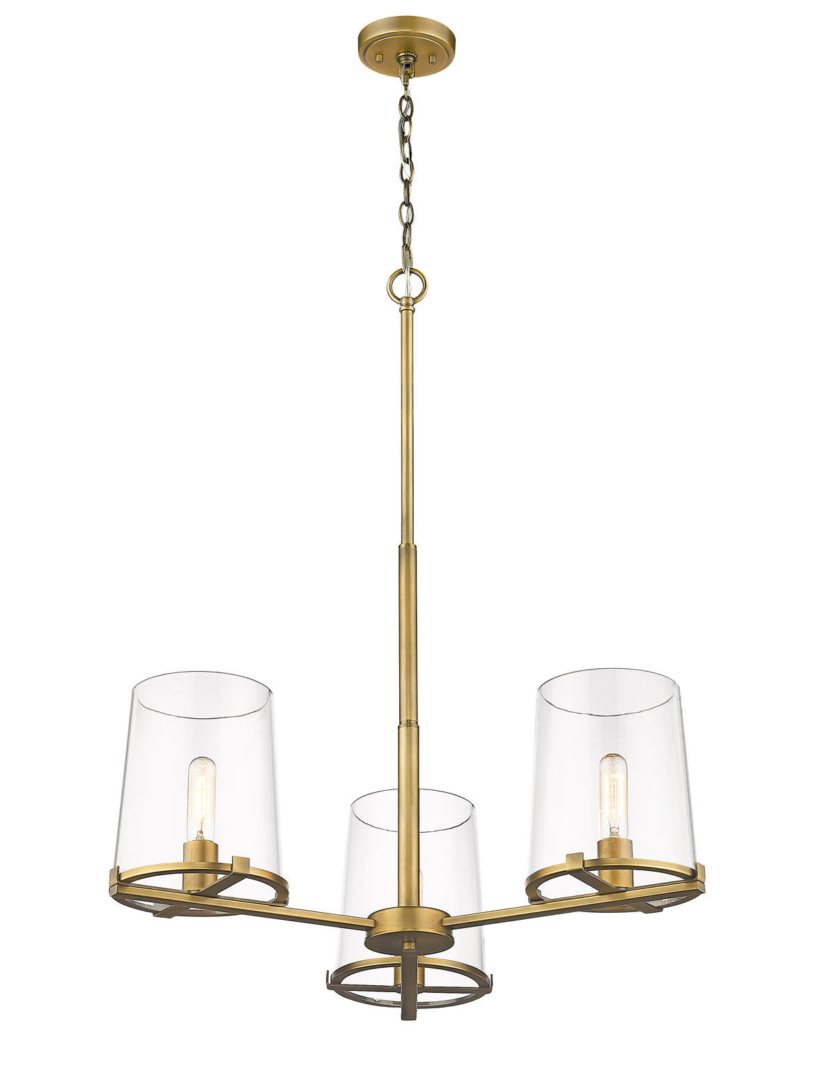 Lustre Callista Laiton frotté, 28" – vue 5
