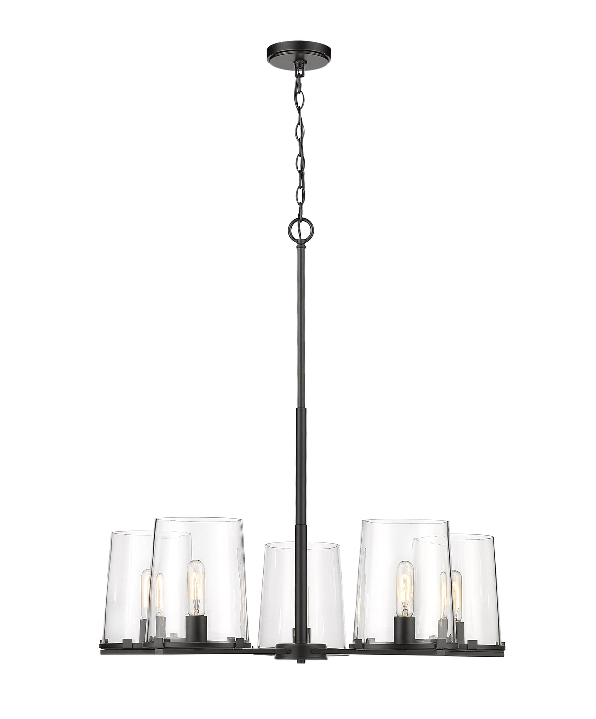 Lustre Callista Noir mat, 33" – vue 4