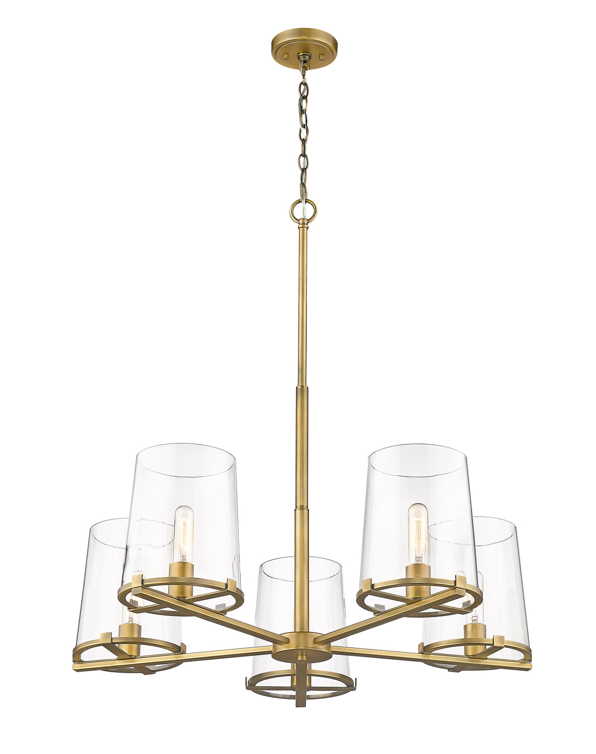 Lustre Callista Laiton frotté, 33" – vue 5