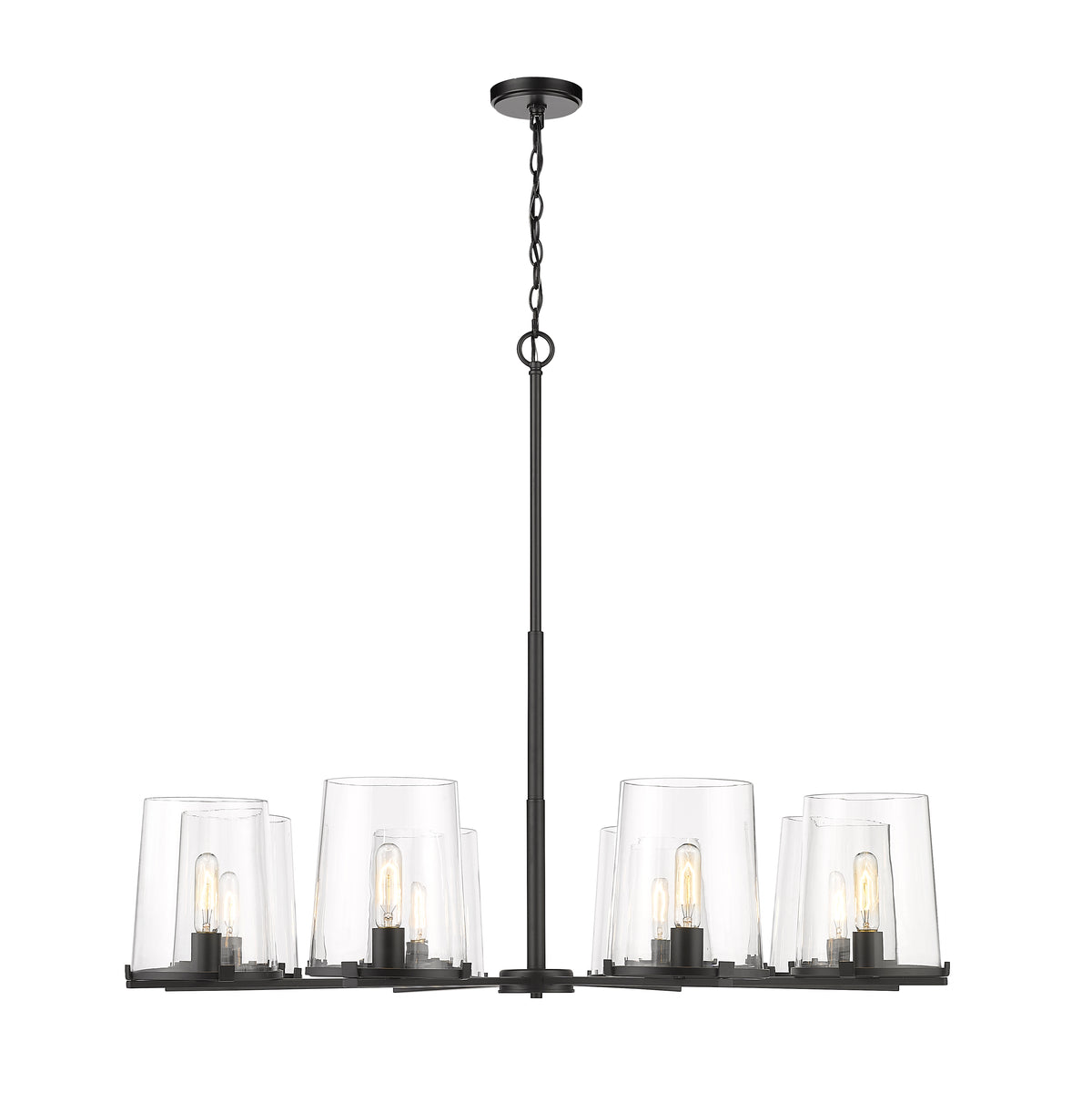 Lustre Callista Noir mat, 44" – vue 4