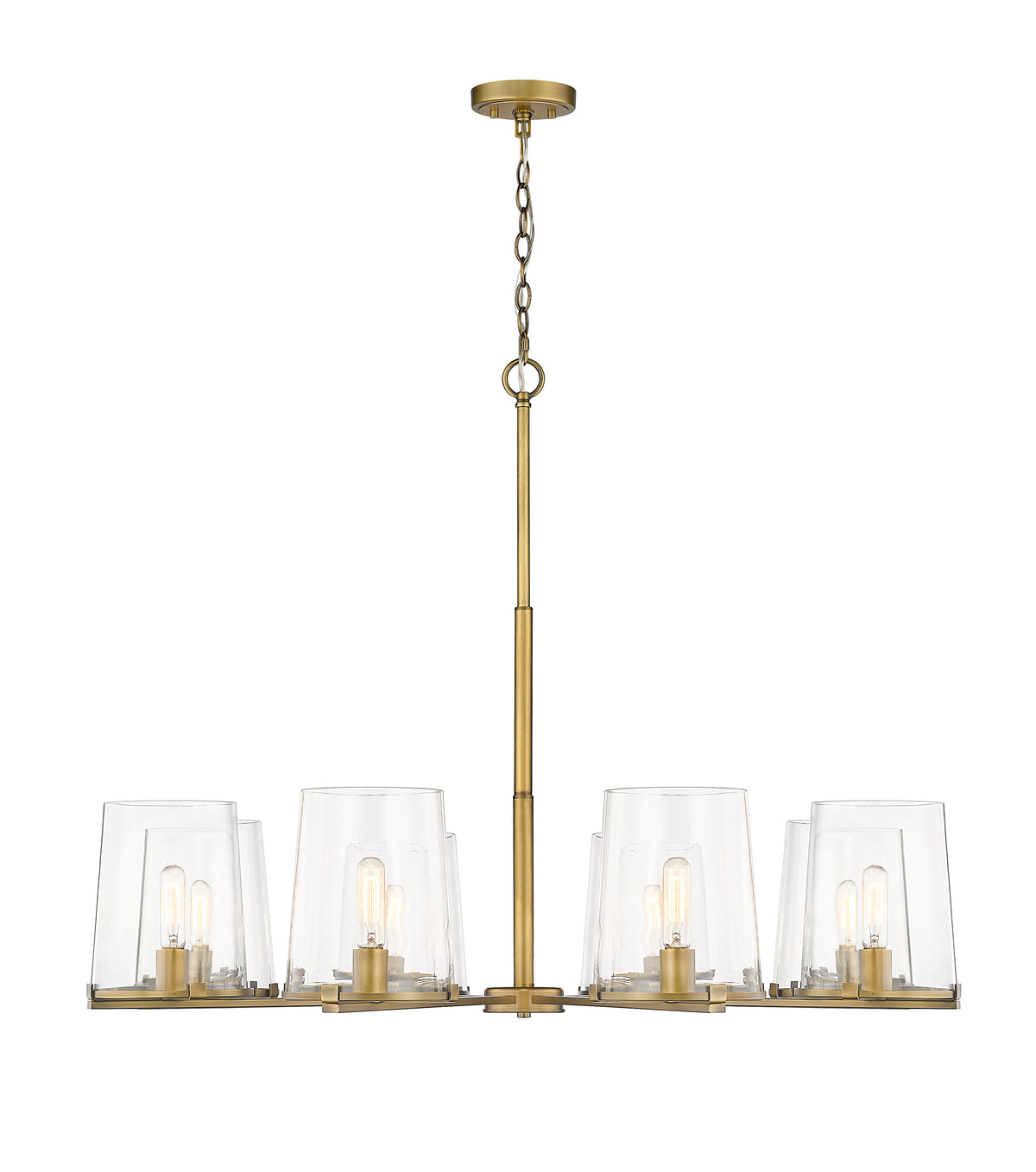 Lustre Callista Laiton frotté, 44" – vue 4