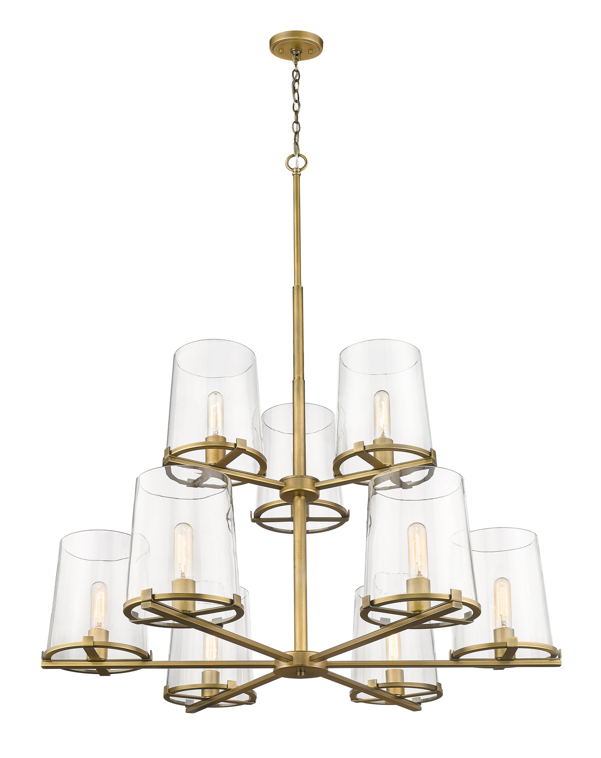 Lustre Callista Laiton frotté, 38" – vue 5