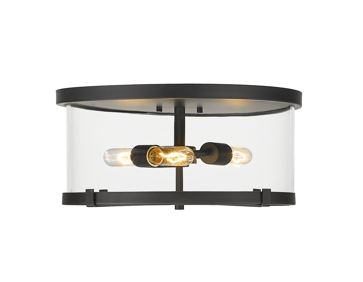 Plafonnier Callista Noir mat – vue 4