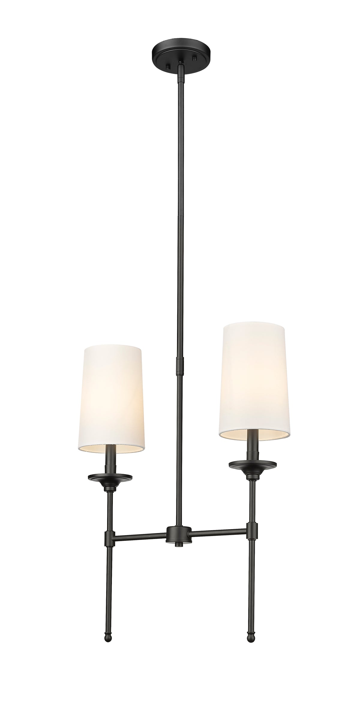 Lustre linéaire Emily Noir mat – vue 5