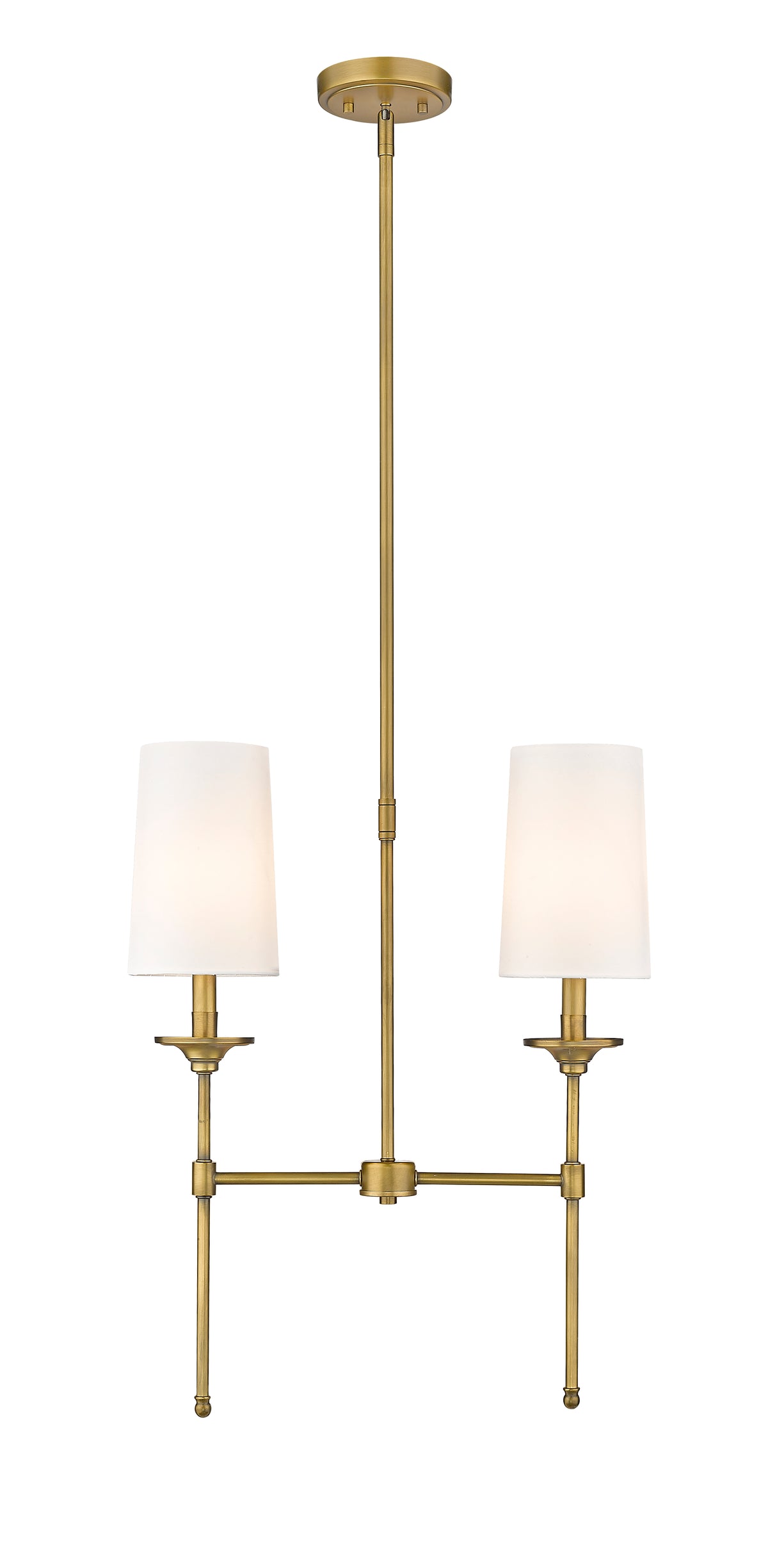 Lustre linéaire Emily Laiton frotté – vue 4