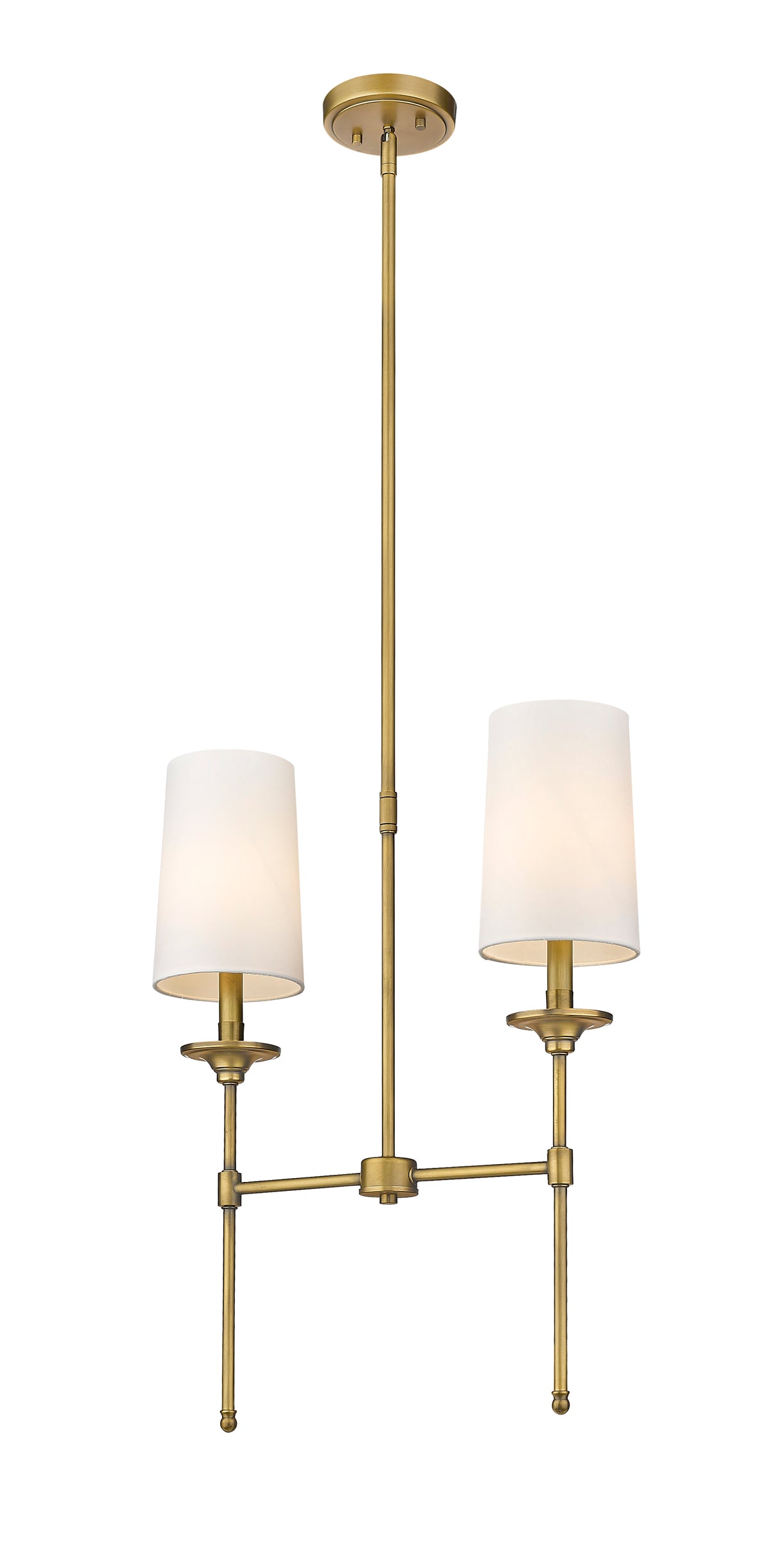 Lustre linéaire Emily Laiton frotté – vue 5