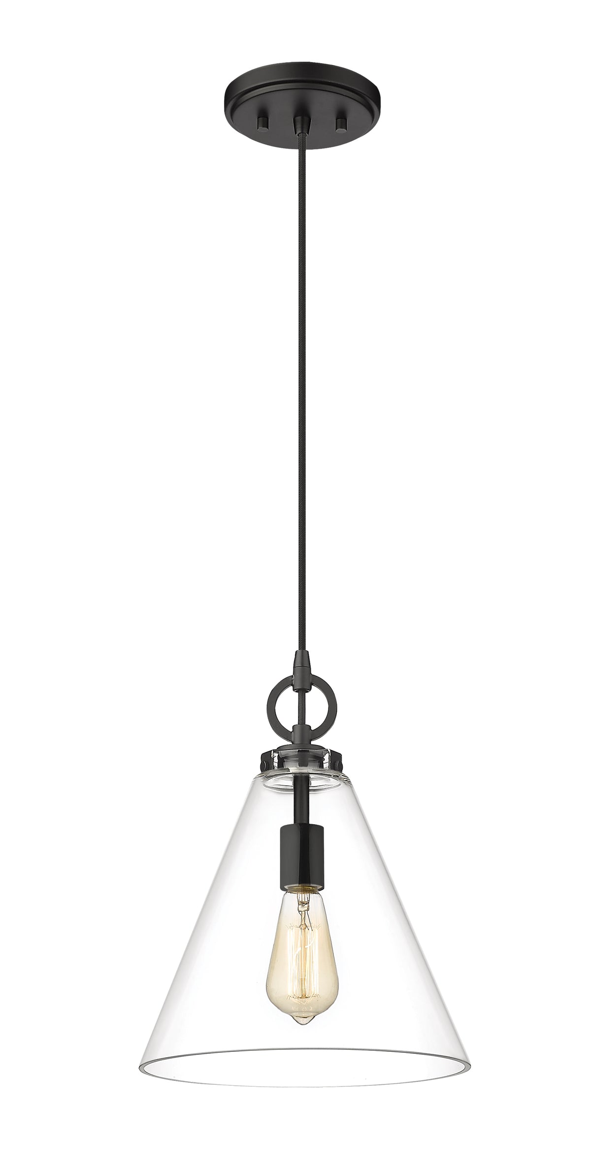 Suspension Harper Noir mat – vue 4