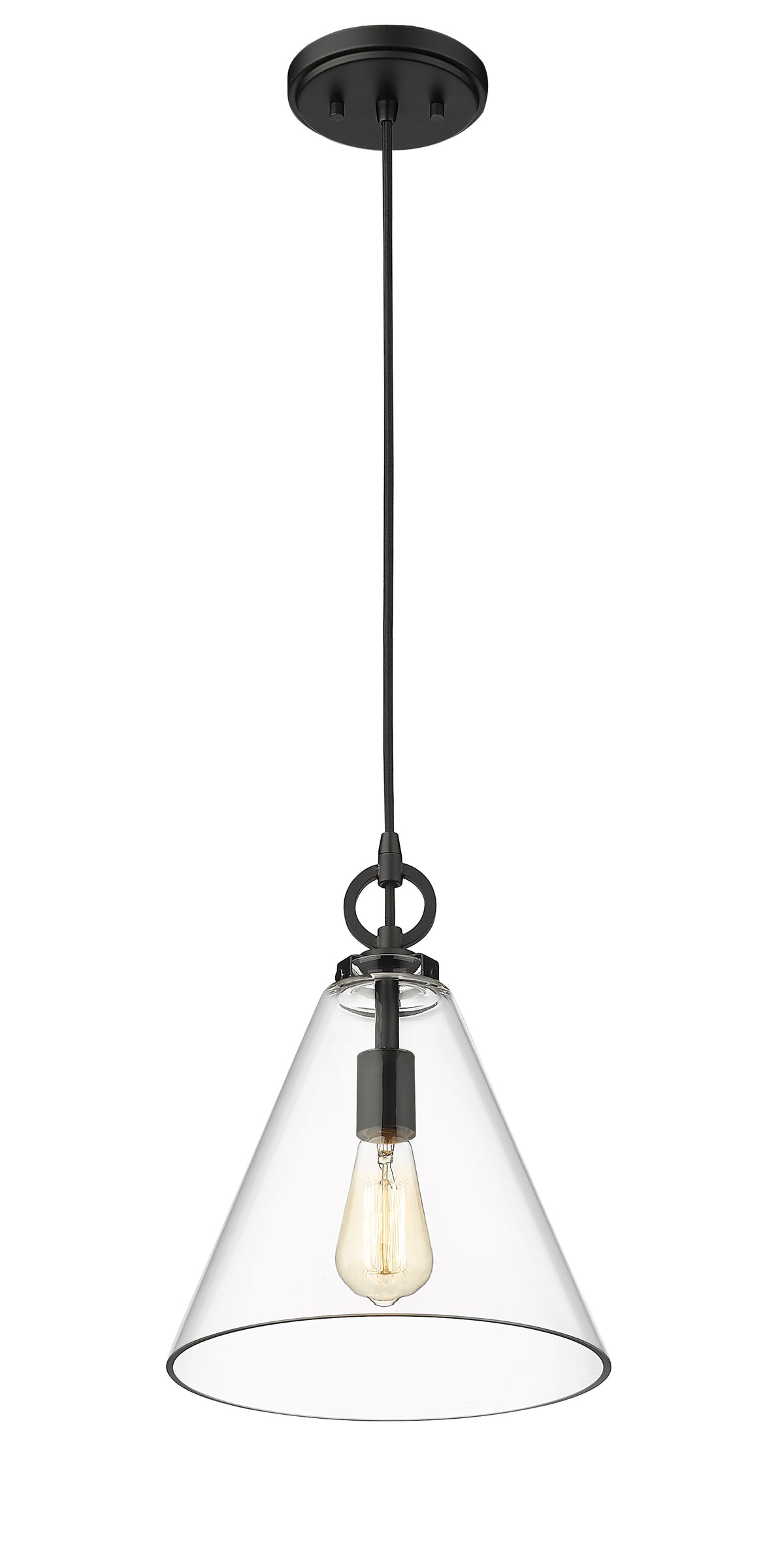 Suspension Harper Noir mat – vue 5