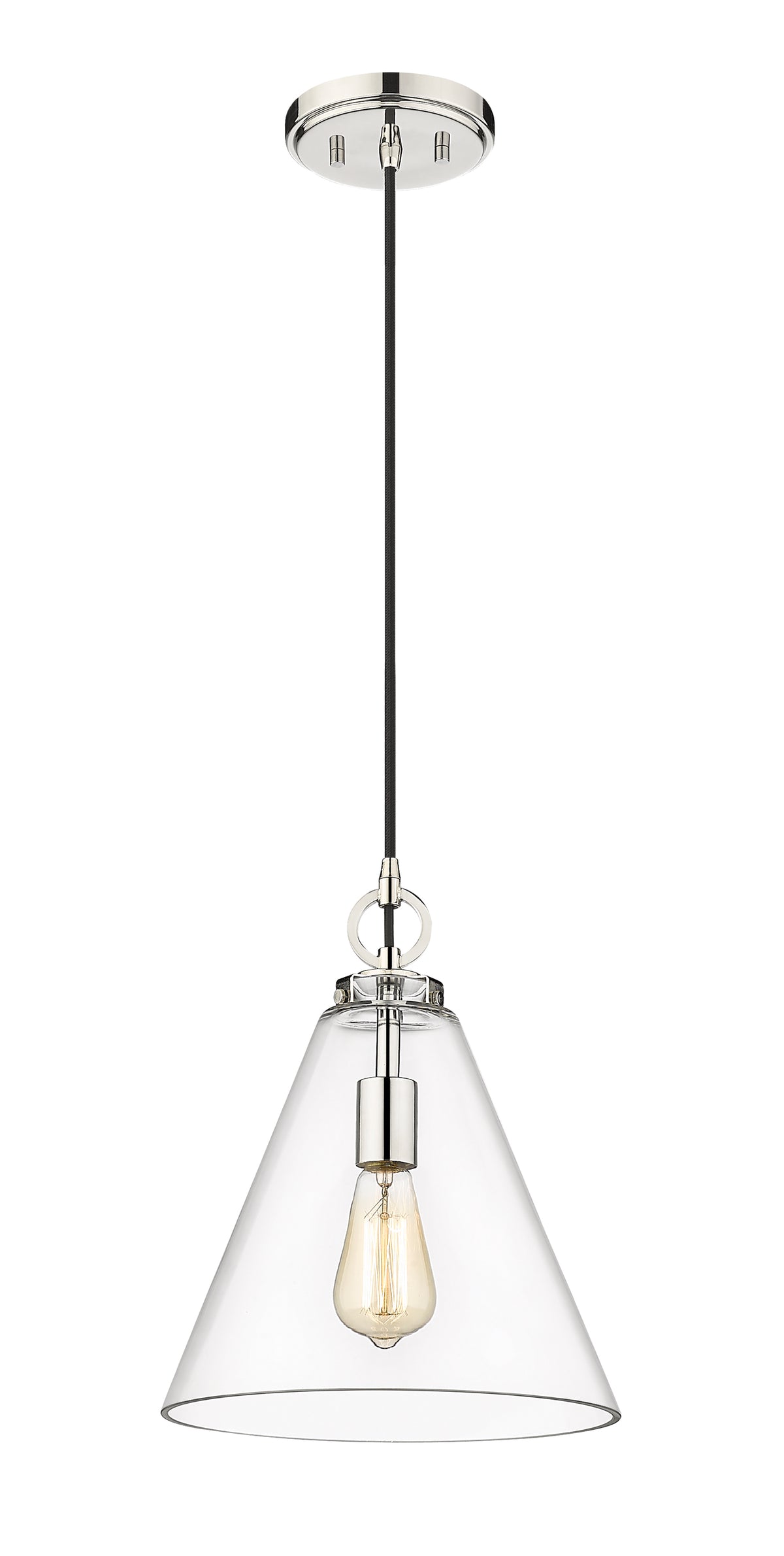 Suspension Harper Nickel poli – vue 4