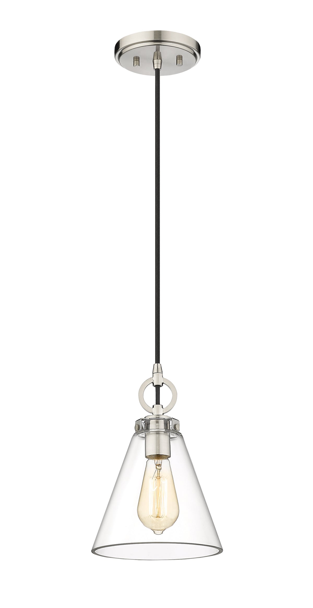 Mini-suspension Harper Nickel brossé – vue 4