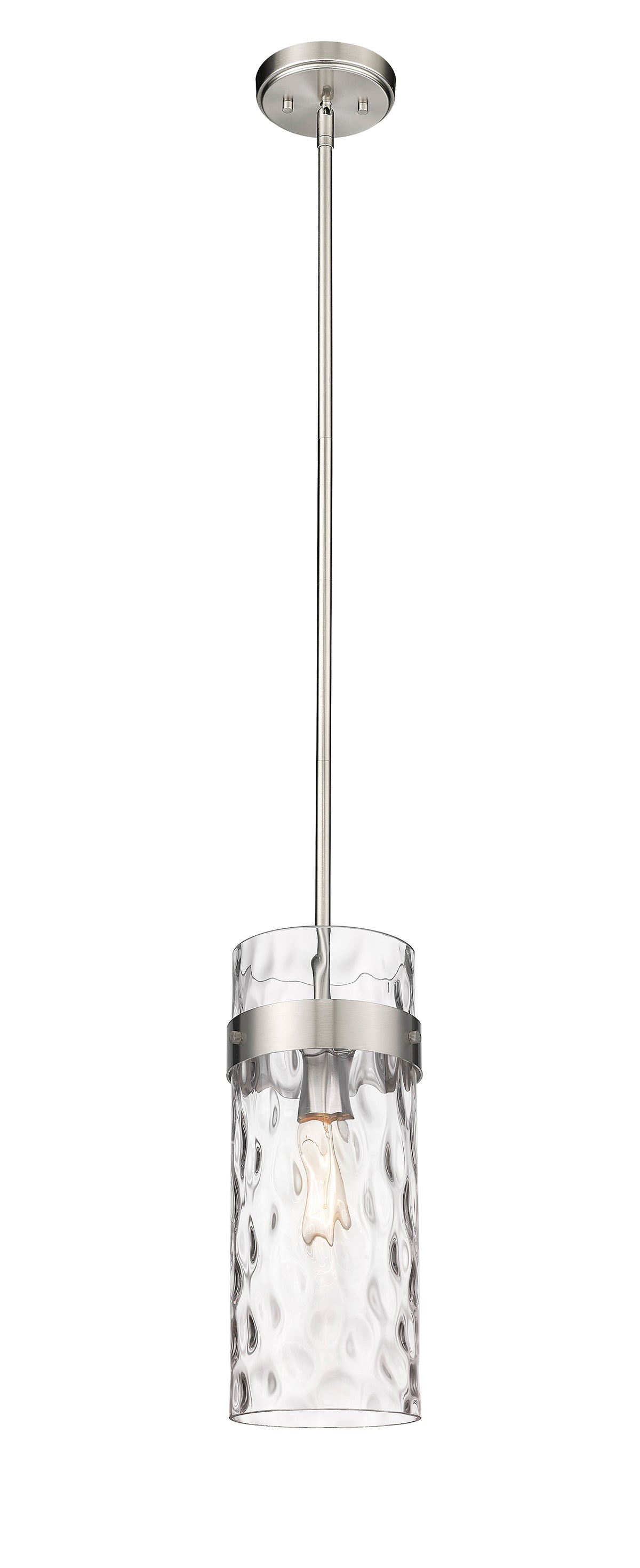 Mini-suspension Fontaine Tige, Nickel brossé, 6 1/2" – vue 4