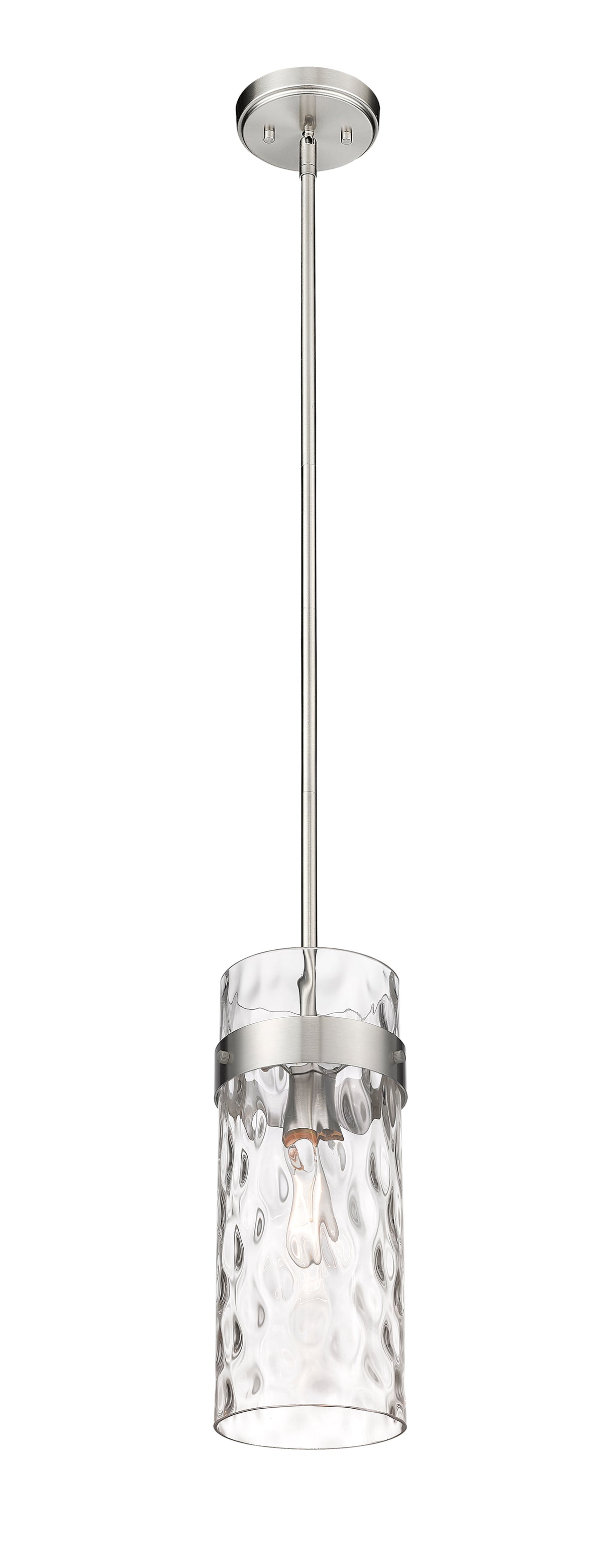 Mini-suspension Fontaine Tige, Nickel brossé, 6 1/2" – vue 5