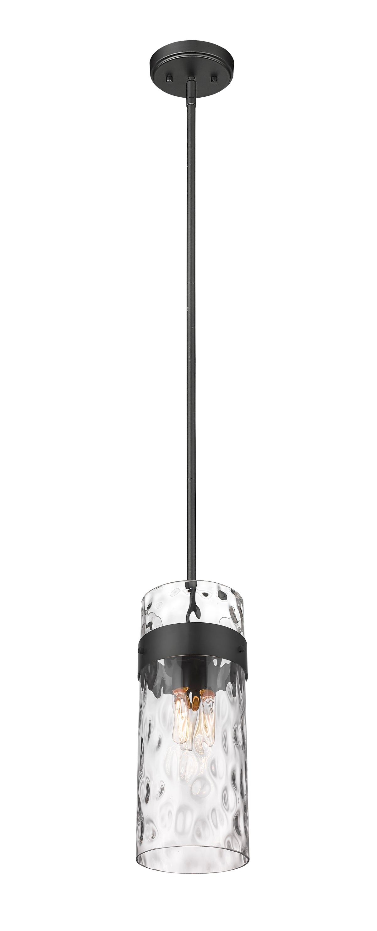 Mini-suspension Fontaine Tige, Noir mat, 9" – vue 5