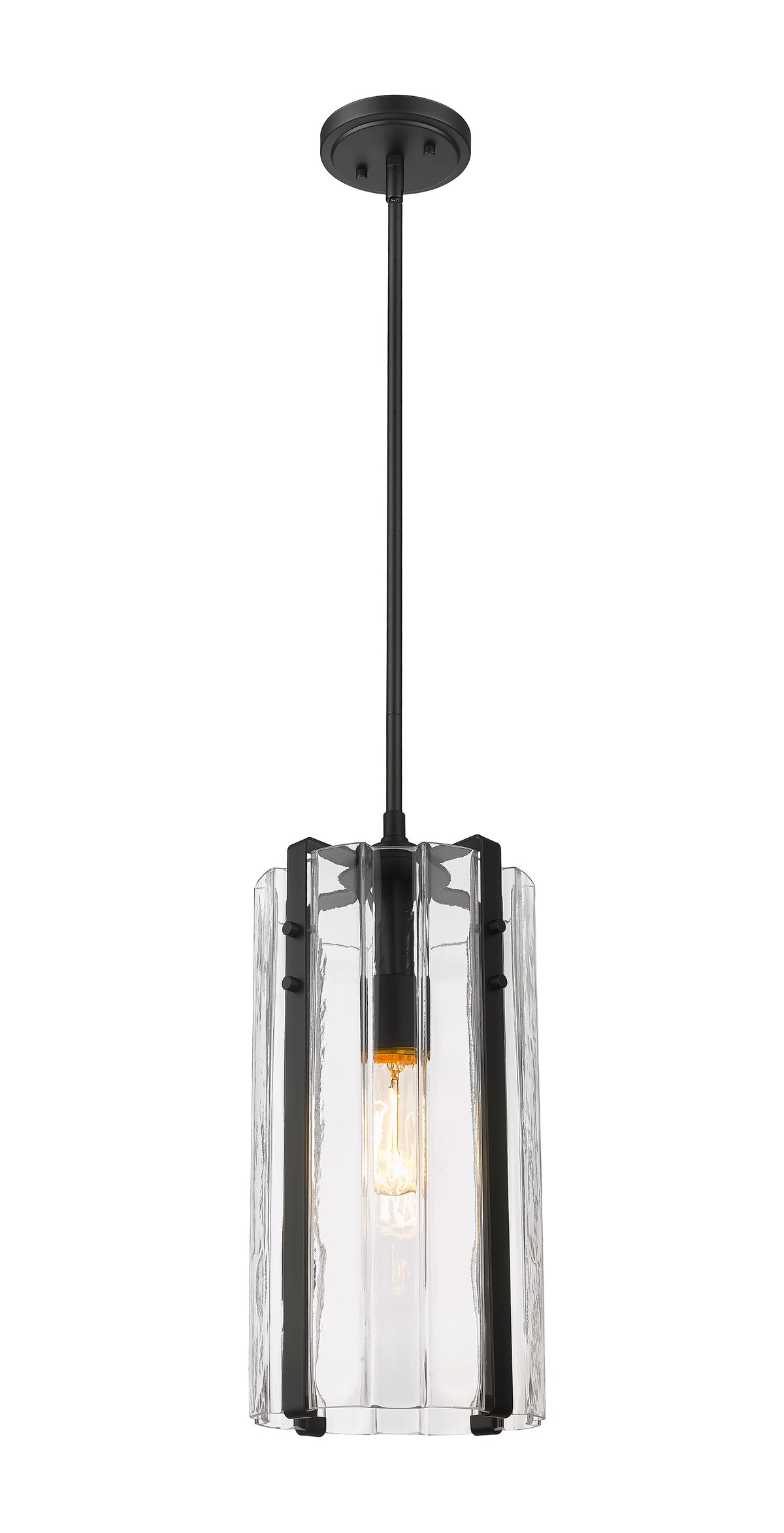 Mini-suspension Alverton Noir mat, 8" – vue 5