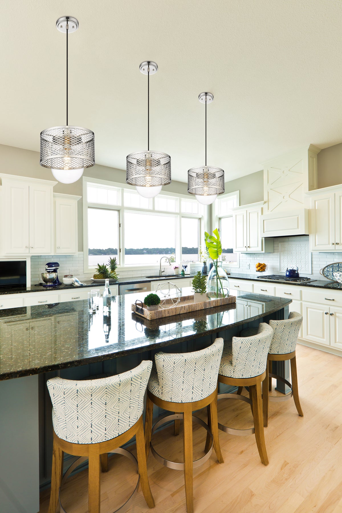 Suspension Kipton Nickel poli – vue 2