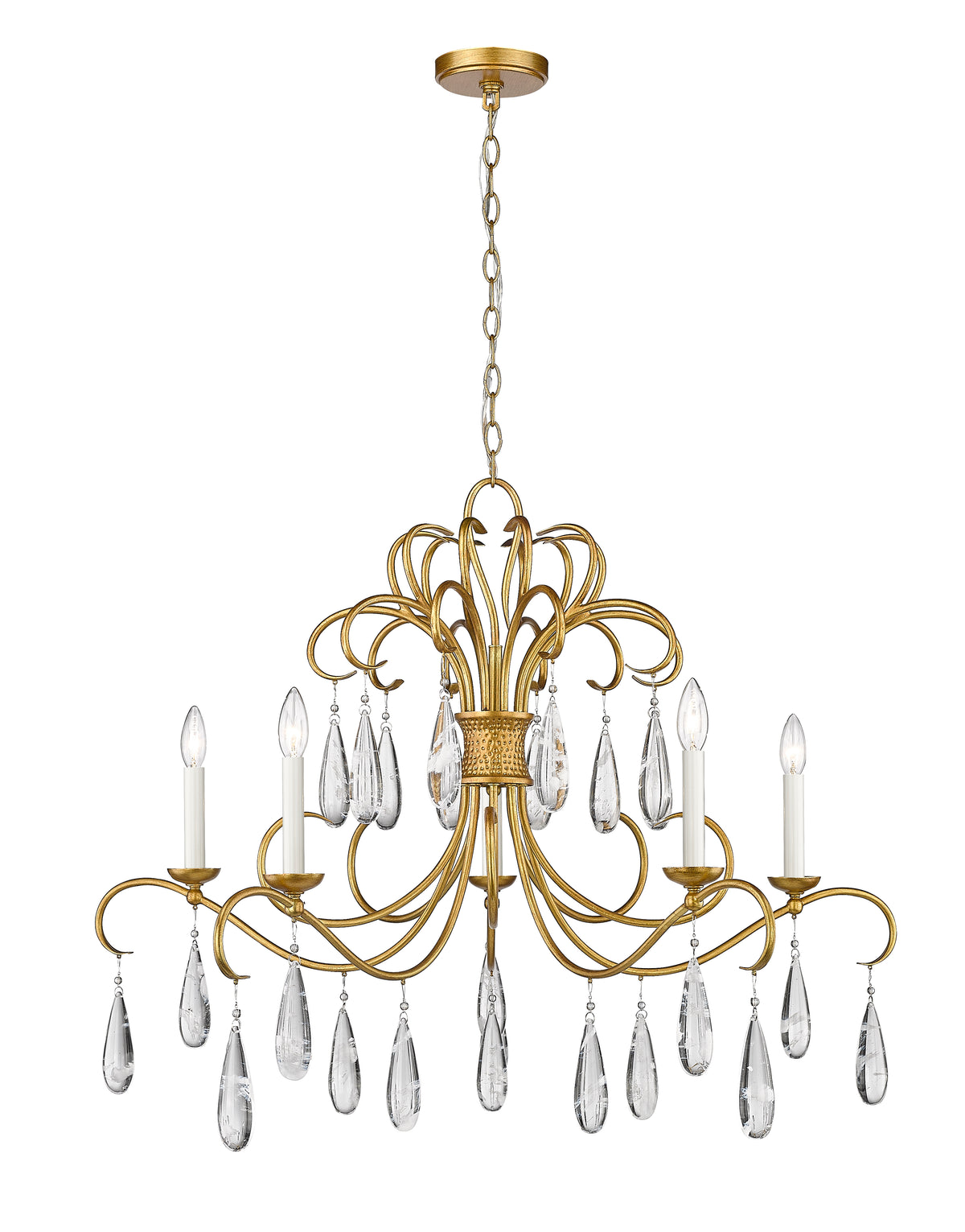 Lustre Amara Or doré, 38" – vue 5