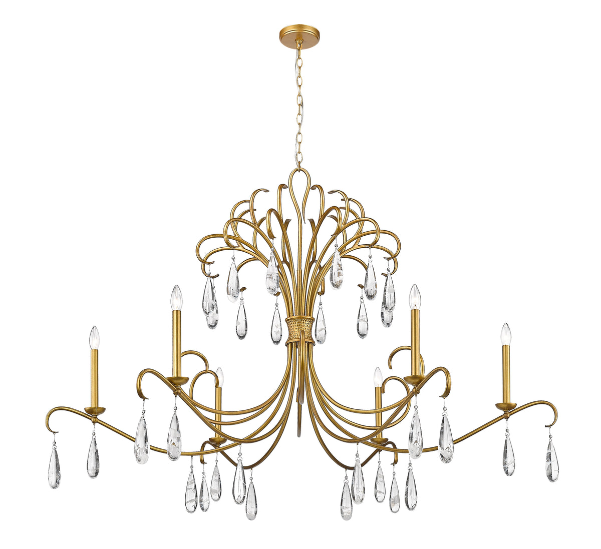 Lustre Amara Or doré, 58 3/4" – vue 4