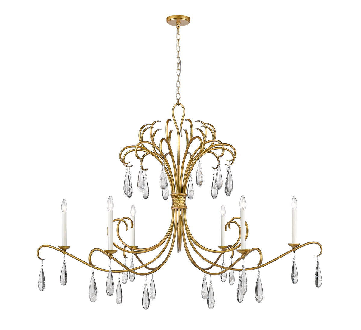 Lustre Amara Or doré, 58 3/4" – vue 5