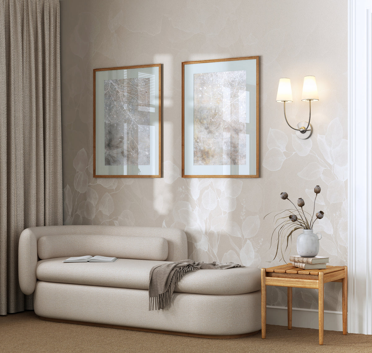 Applique murale Shannon Nickel brossé, 12 3/4" – vue 2