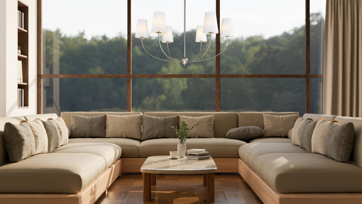 Lustre Shannon Nickel brossé, 42" – vue 3