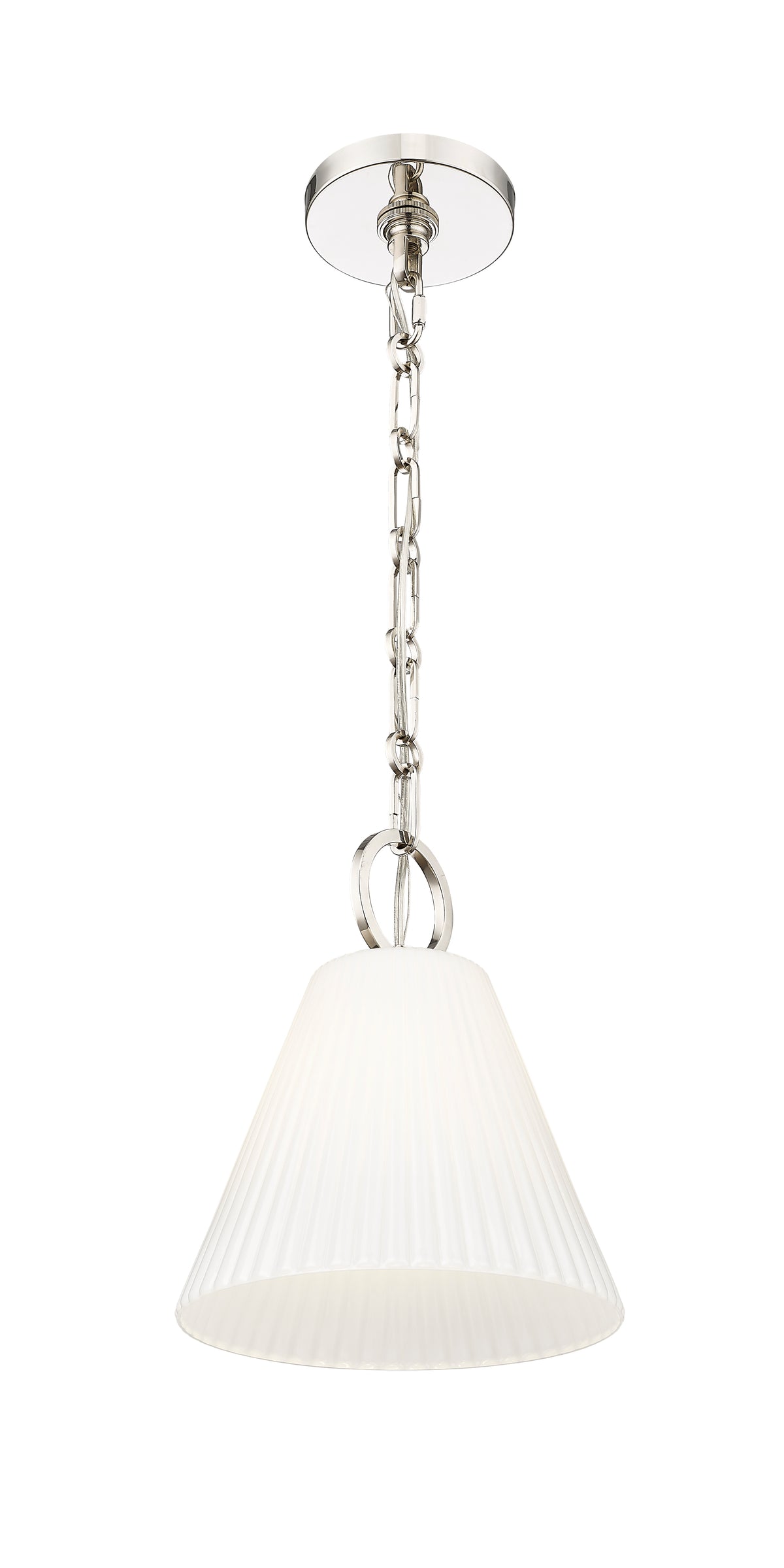Mini-suspension Alaric Nickel poli – vue 5