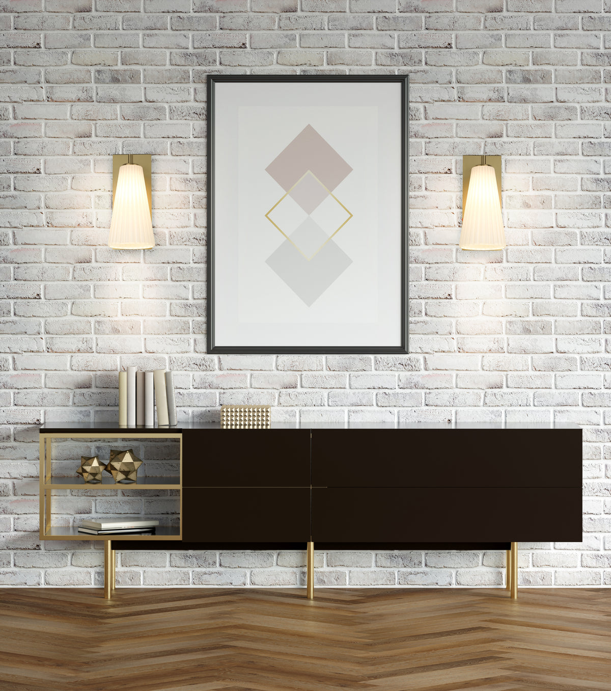 Applique murale Farrell Or moderne, 6" – vue 2